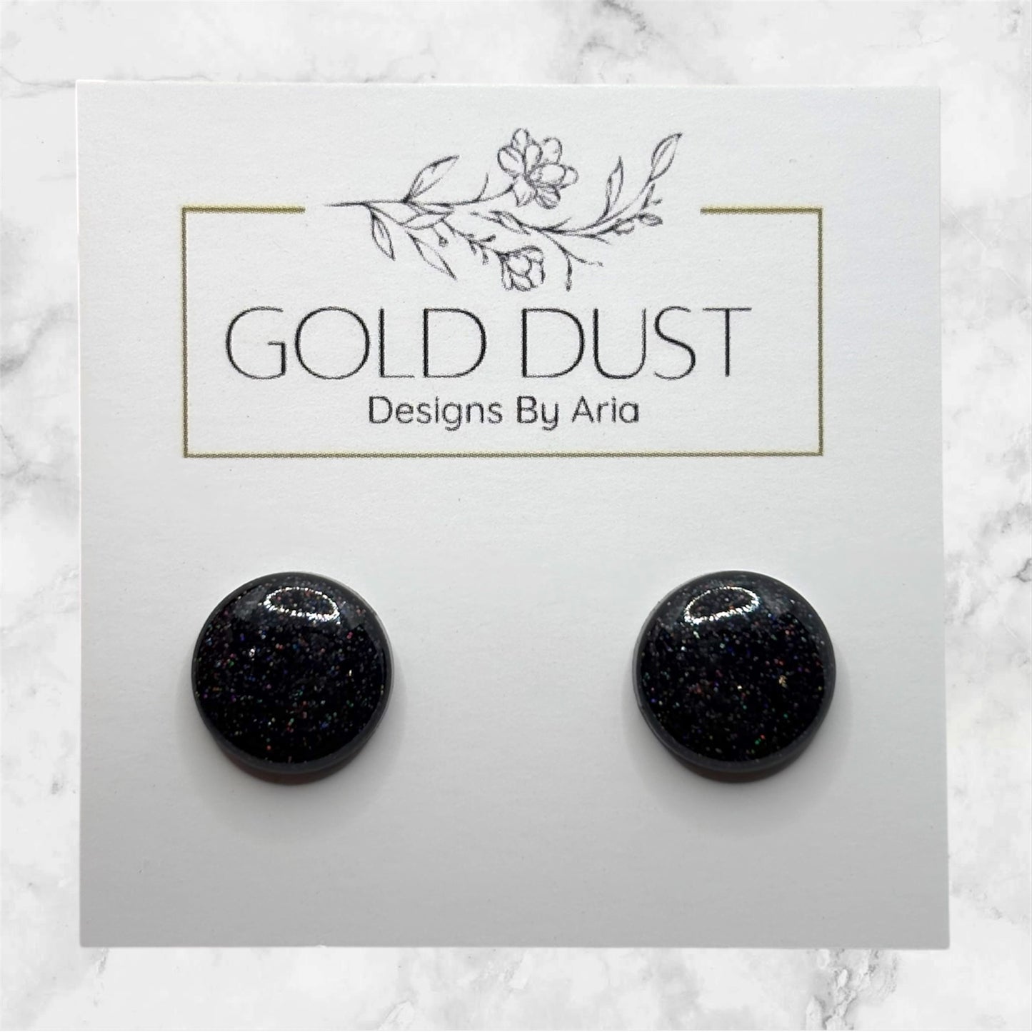 Black- Dome Stud