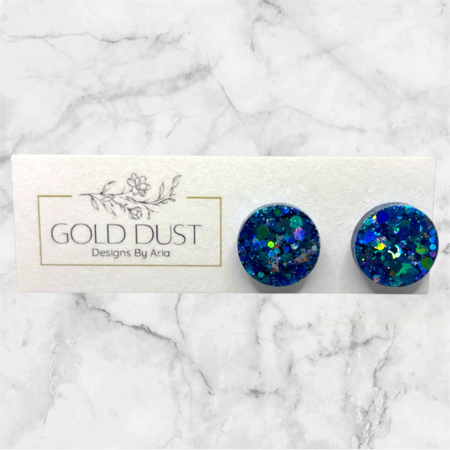 Sea- Circle Studs