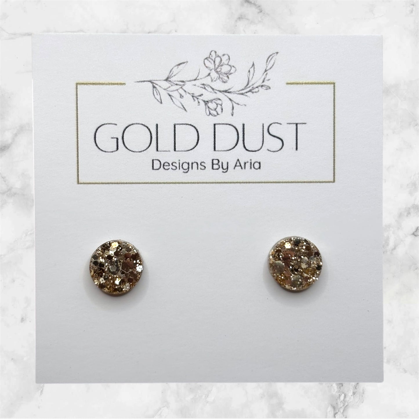 Gold- Mini Circle Studs