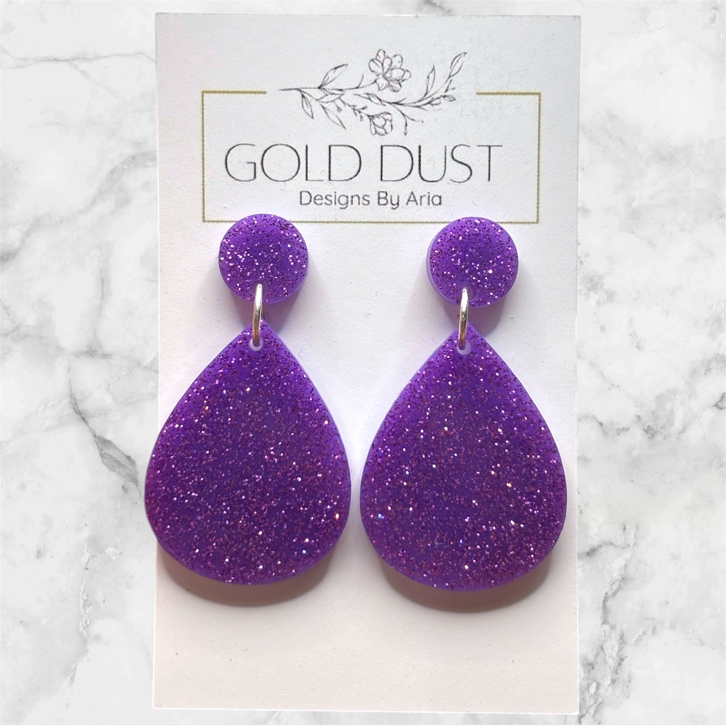 Purple- Teardrops