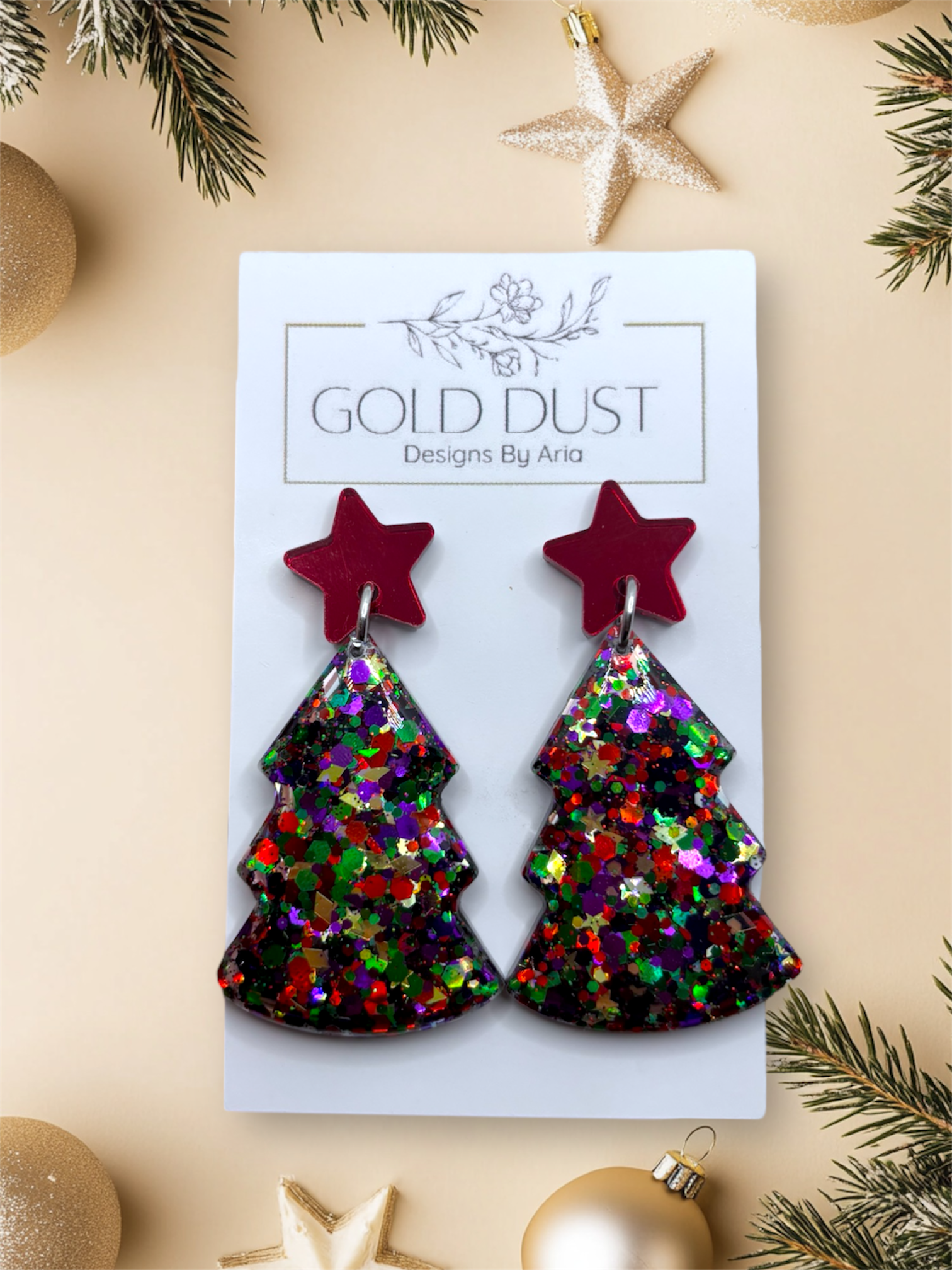 Baubles- Tree with Acrylic Star Topper