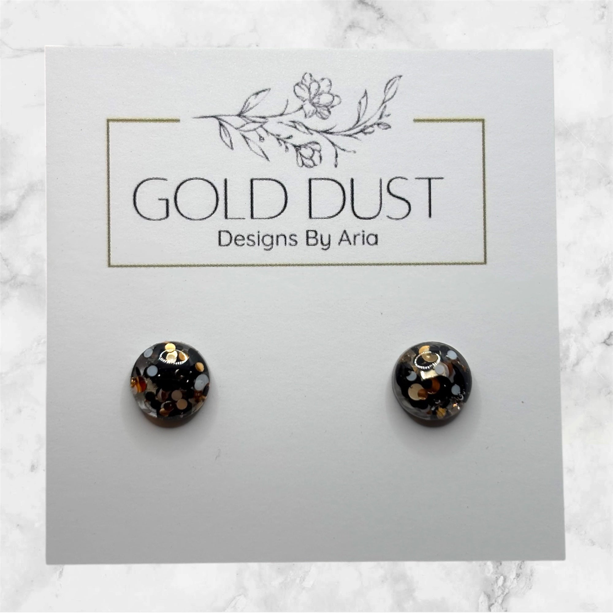 Leopard Spots- Mini Dome Studs