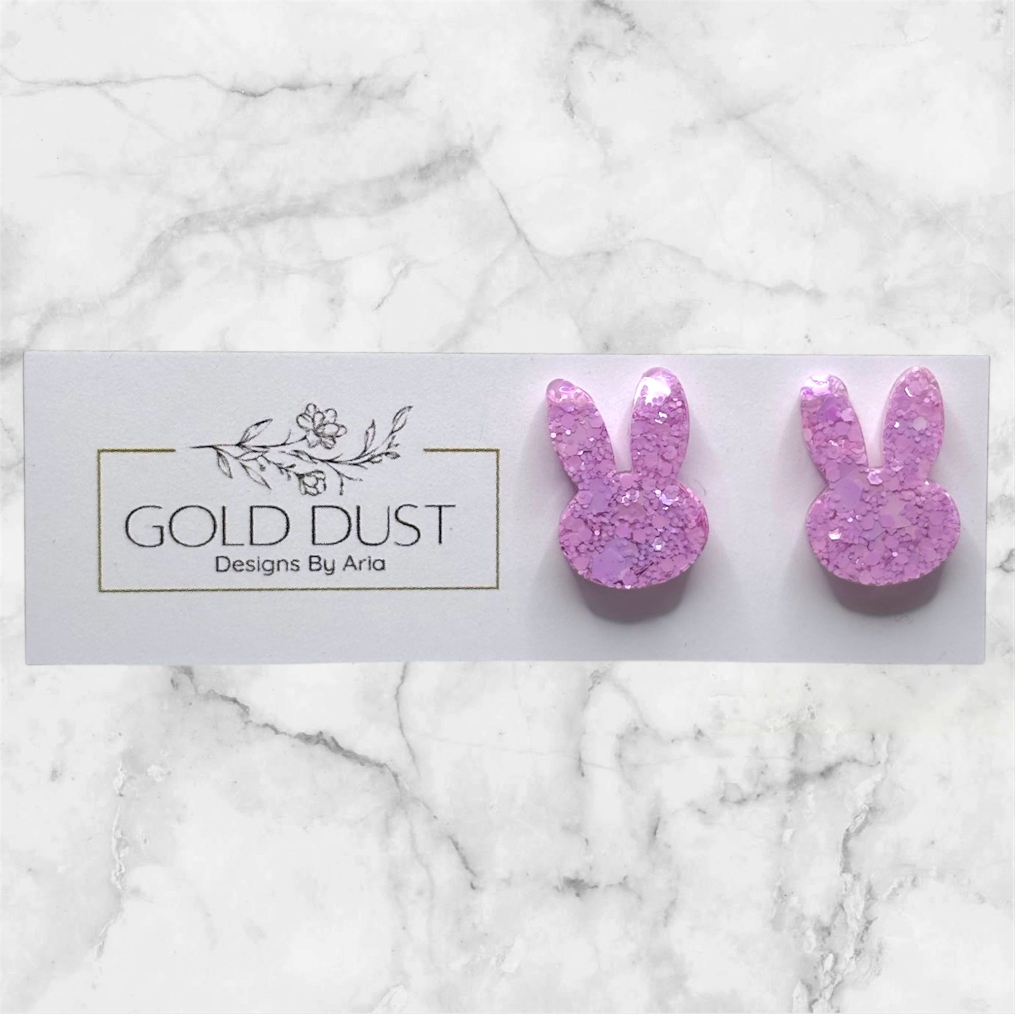 Pastel Purple- Bunny Stud