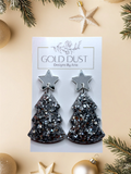 Silver- Xmas Trees with Acrylic Star Toppers