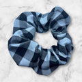 Scrunchie- Black and White Check