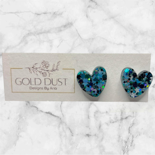 Astro- Heart Studs