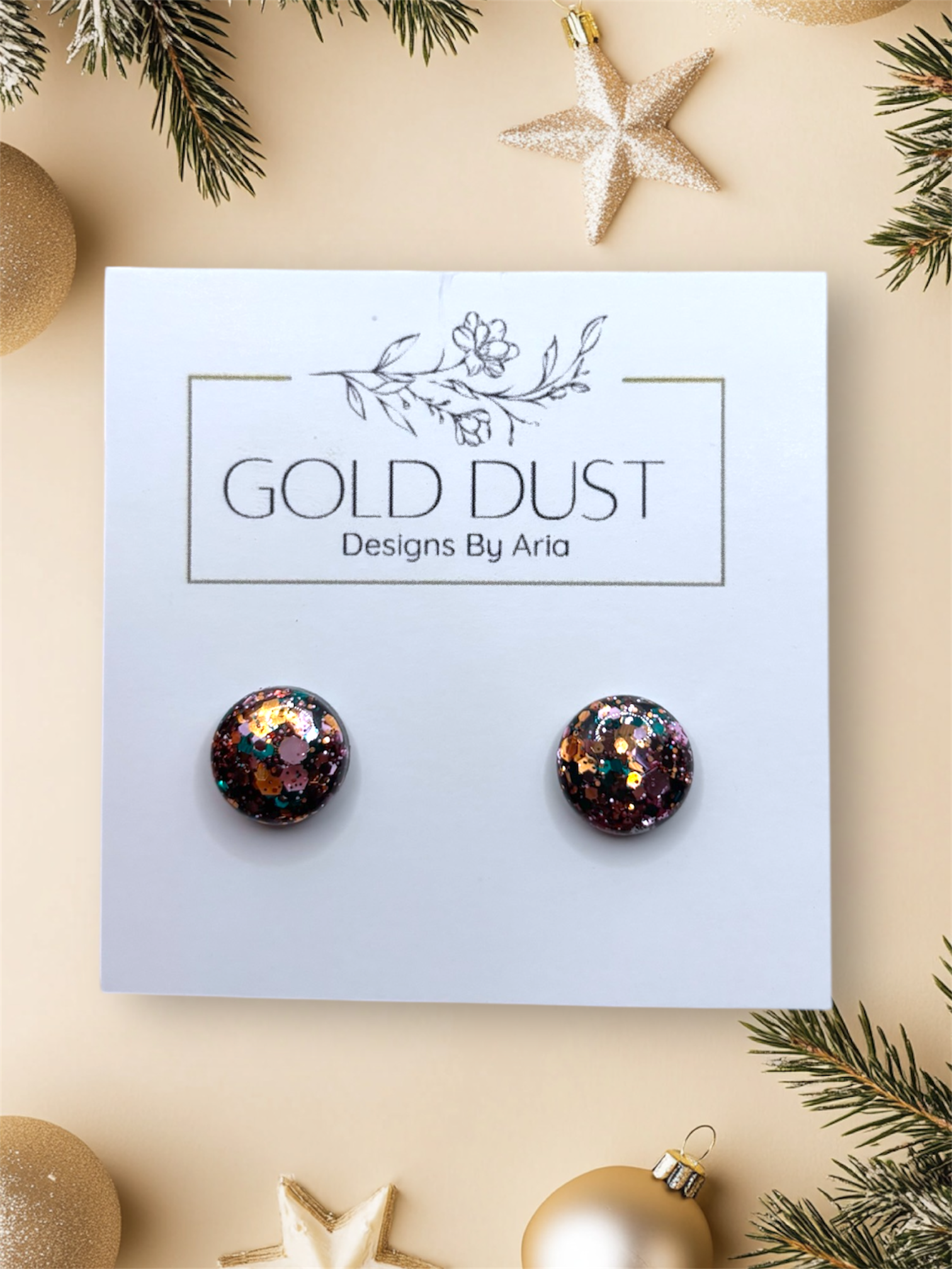 Carols- Domed Studs