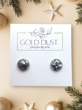 Silver- Domed Studs