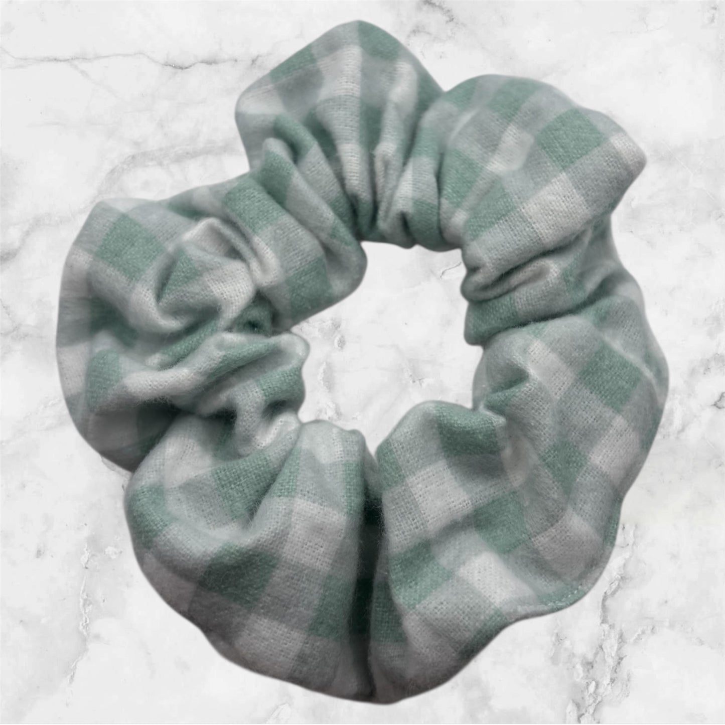 Scrunchie- Green Check