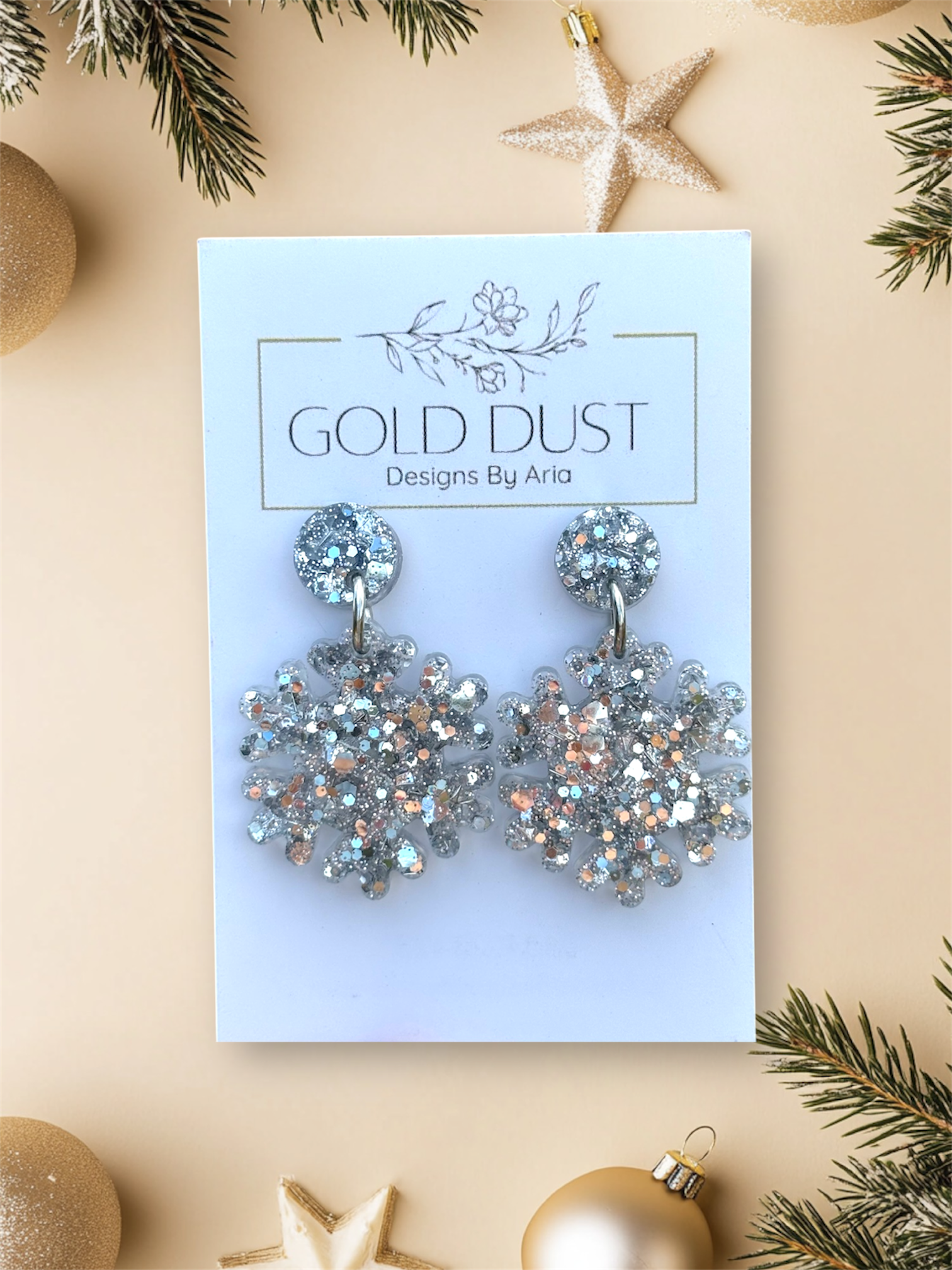 Silver- Snowflakes
