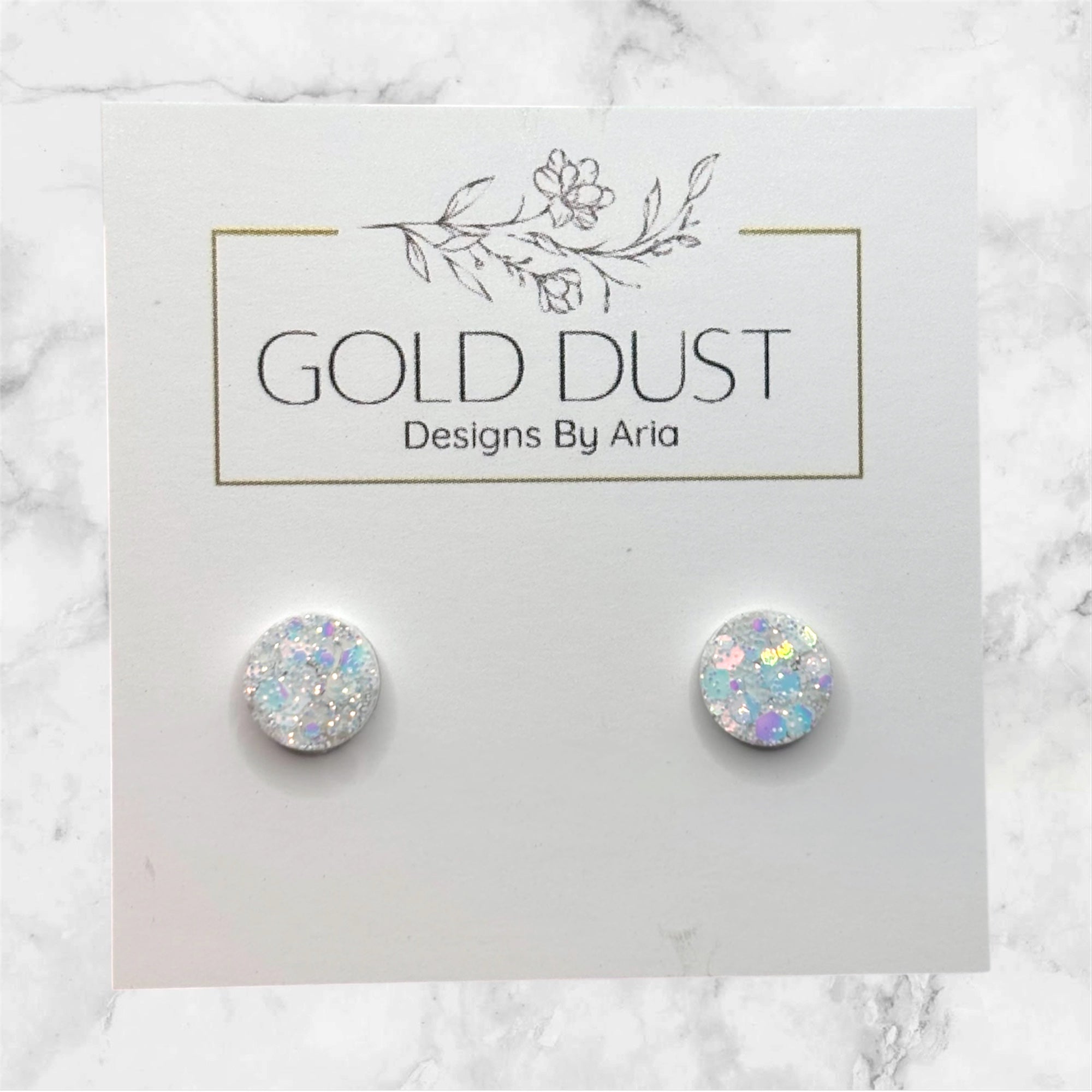 Vanilla Ice- Mini Circle Studs