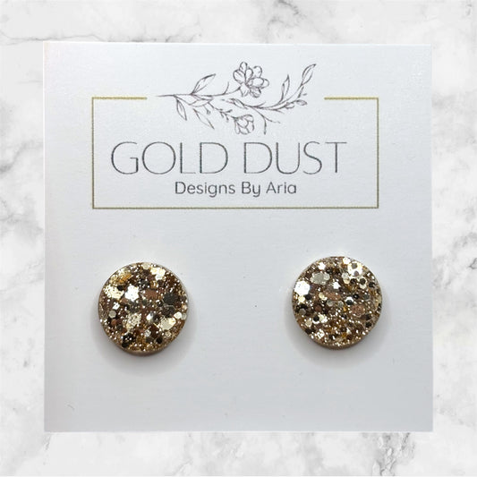 Gold- Circle Studs
