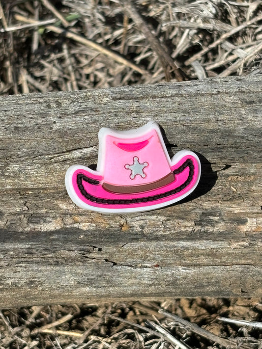 Croc Jibbitz- Pink Hat