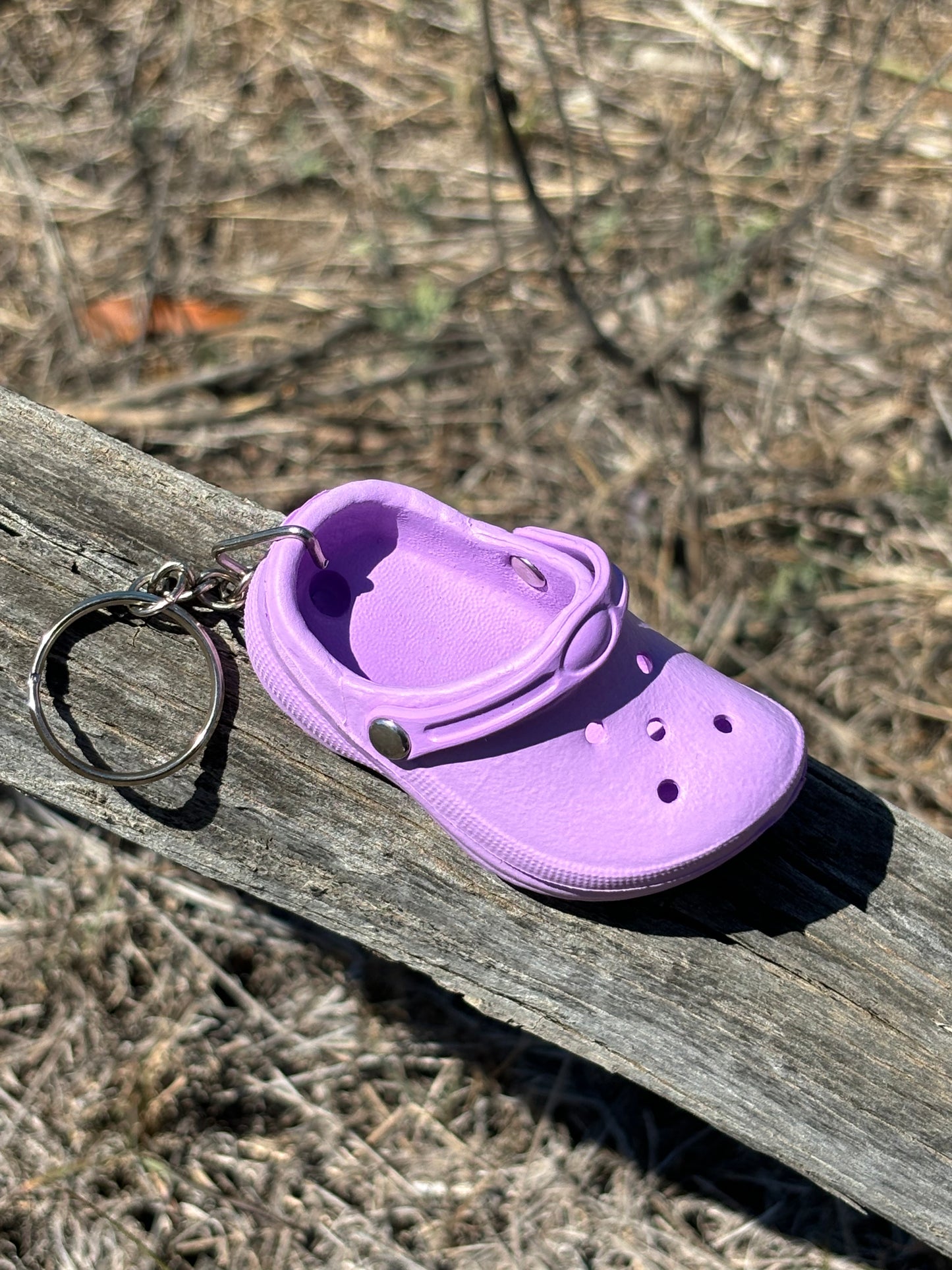 Croc Keyring- Lilac