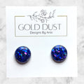 Navy- Dome Studs