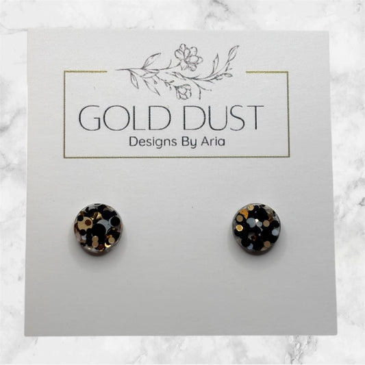 Leopard Spots- Mini Circle Studs
