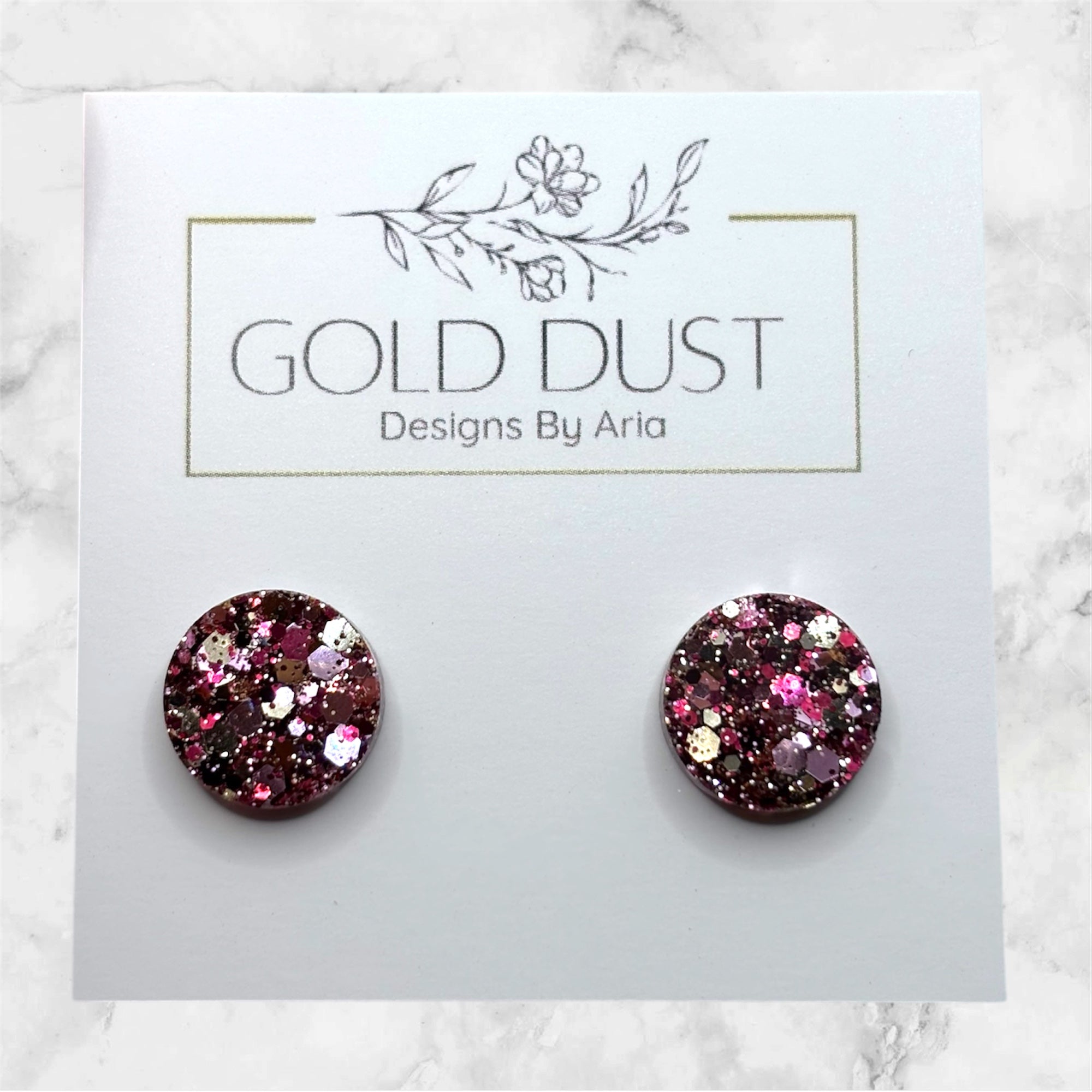 Gracefully- Circle Studs