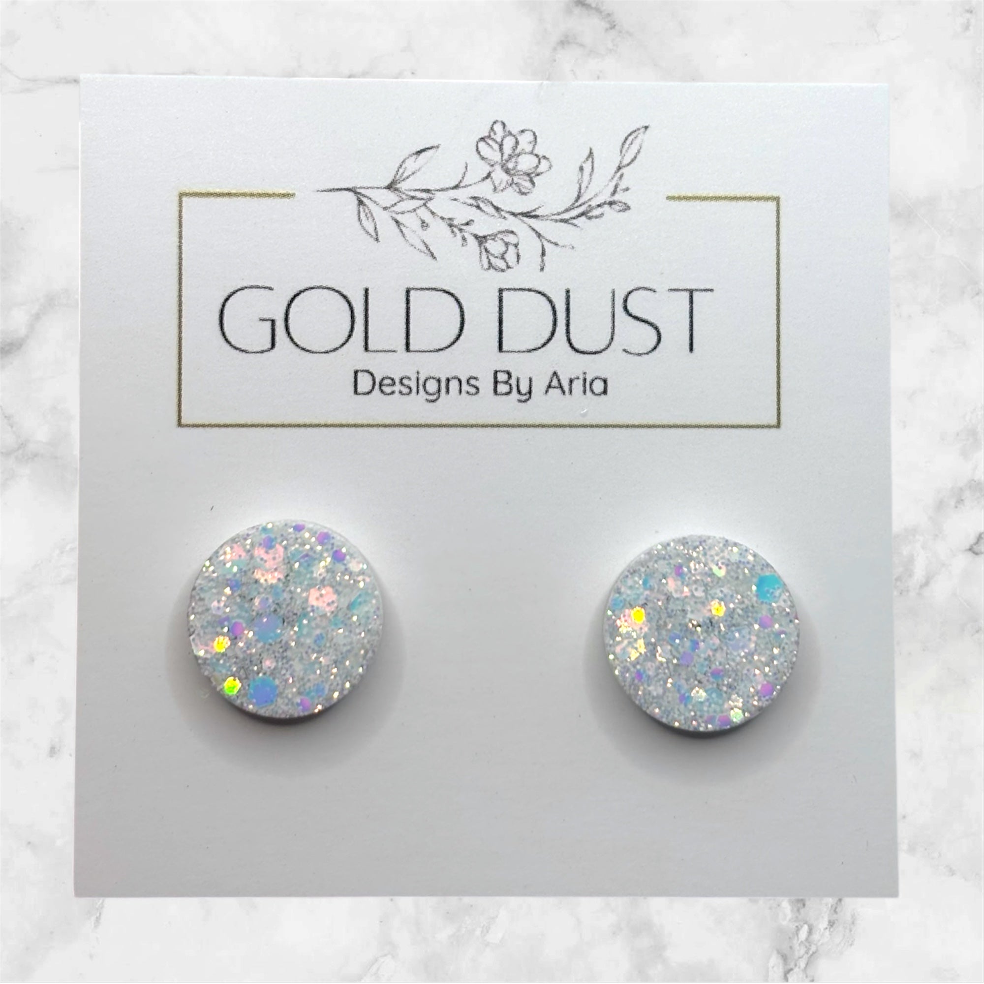 Vanilla Ice- Circle Studs