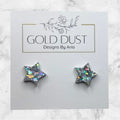Silver Holo- Star Studs