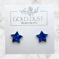 Navy- Star Studs