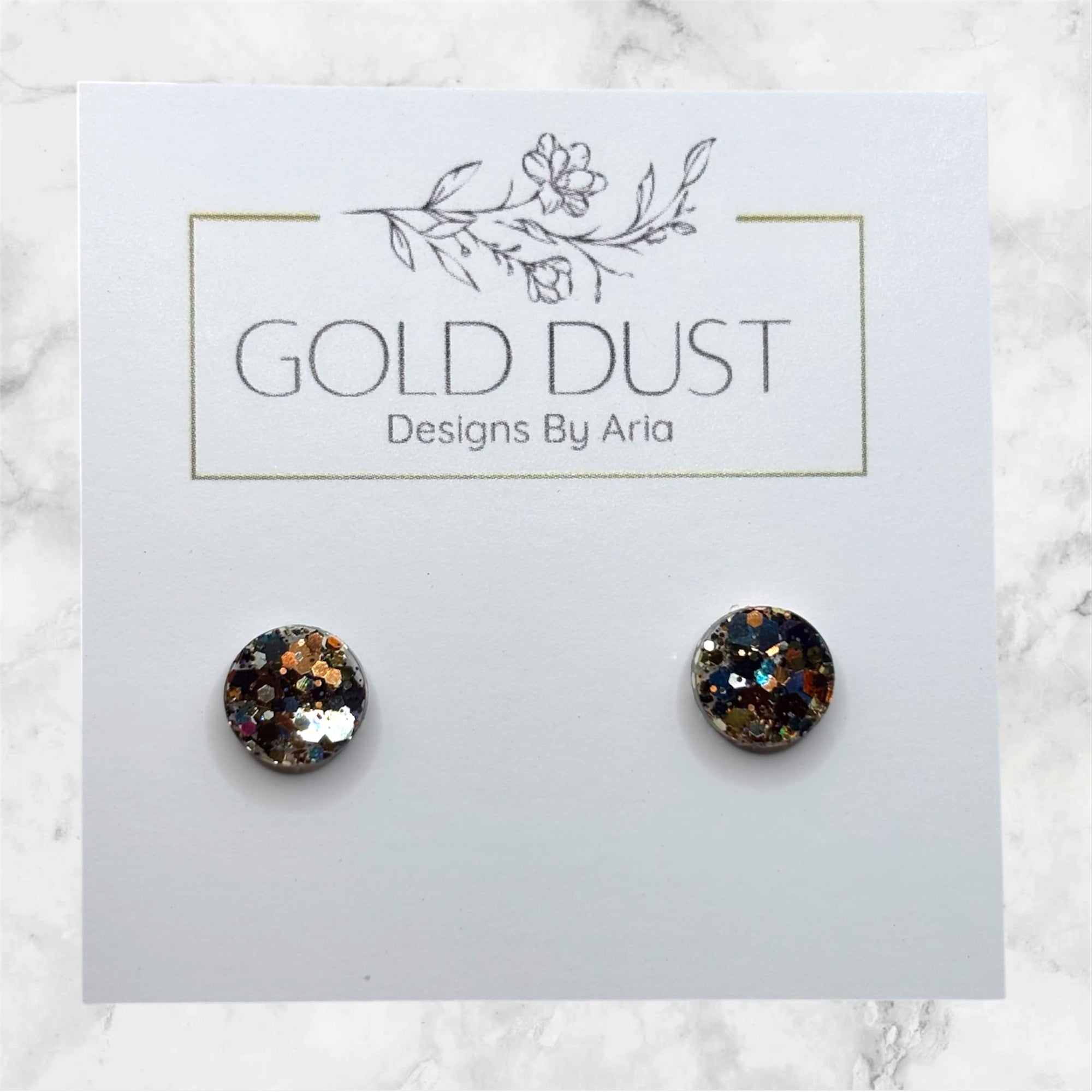Brandy- Mini Circle Studs