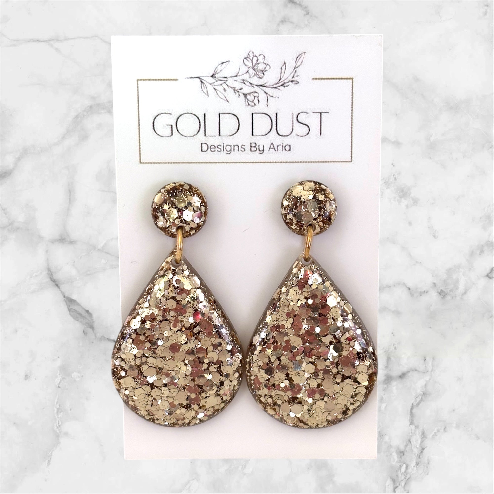 Gold- Teardrops